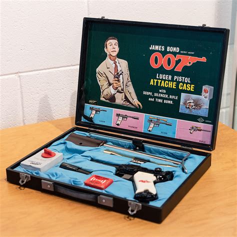 james bond memorabilia.